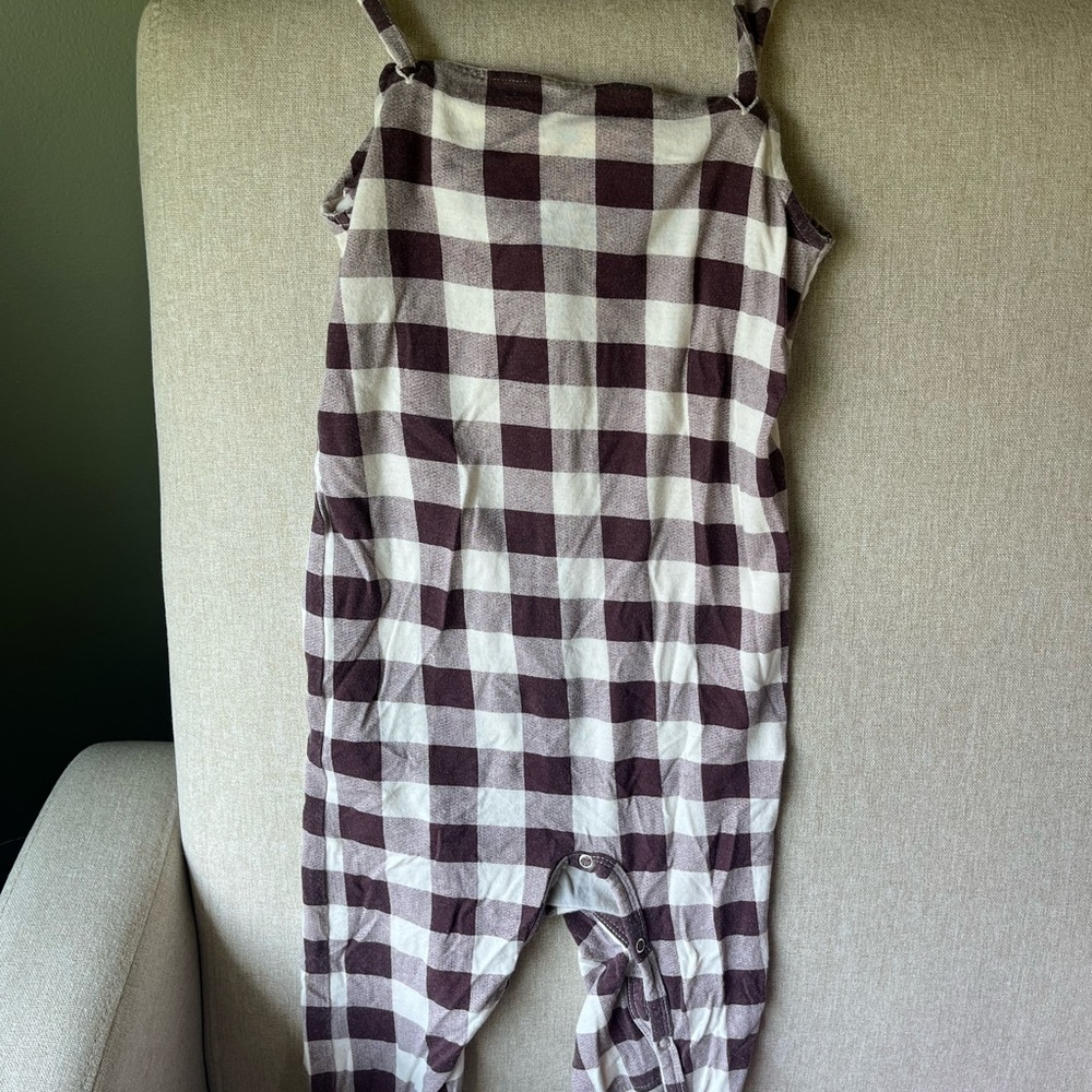 Checkered Sleeveless Jumpsuit